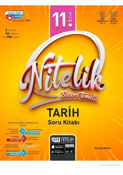 Nitelik 11. Sınıf Tarih Beceri Temelli 3 Fasikül 3069
