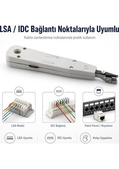 Px-4131a Kep Kep Telefon Krone Pense, Lsa Idc Kablo Çakma Aparatı, Telefon Ve Network Kablo Bağlantı Pensesi, Patch