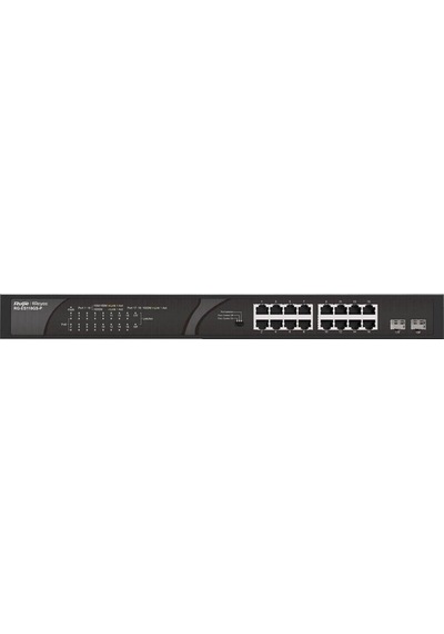 Rg-es118gs-p 16 Port Poe+ 10-100-1000 Mbps 2 Port Sfp 247w Switch Hub