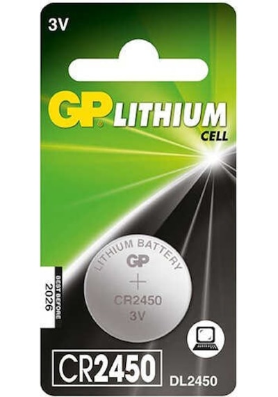 GP CR2450 3V Lityum Düğme Pil
