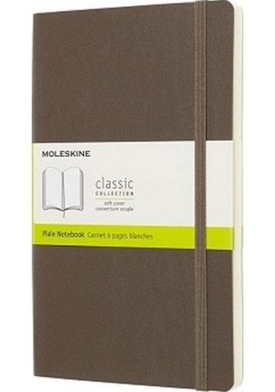 Moleskine Yumuşak Kapak Defter Kahverengi Çizgisiz - 13x21 - 5536 Çok Renkli