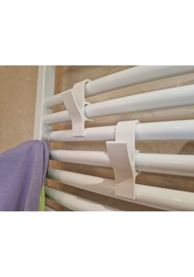 Havlupan Askısı 2 Adet Havlu Ve Bornoz Askılık Beyaz