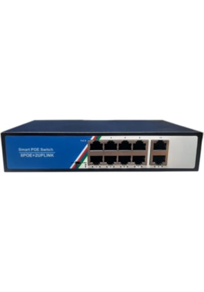 Apronx MNK-G0802FN 8 Port 10/100 8+2 Hıgh Power 125 W Poe Switch