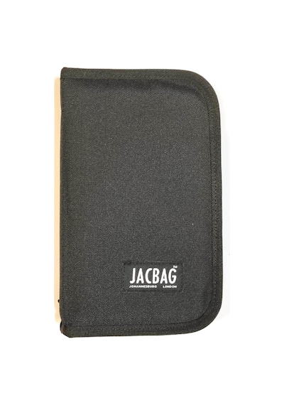Jacbag Kapaklı Lastikli Kalem Çantası Siyah Jac-23