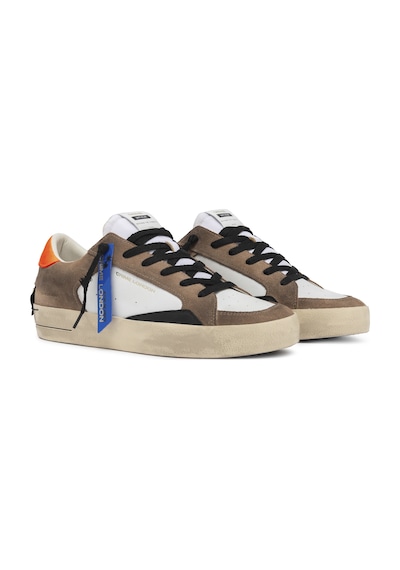 Sneaker Günlük Erkek 15103Aa7 Crime London Sk8 Deluxe Coconut Coconut Kahverengi
