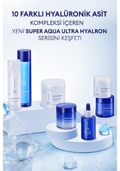 Missha Hyalüronik Asit Kompleksi İçeren Yoğun Nemlendirici Esans Super Aqua Ultra Hyalron Essence 200 ML