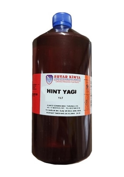 Suvar Kimya Hint Yağı 1 L