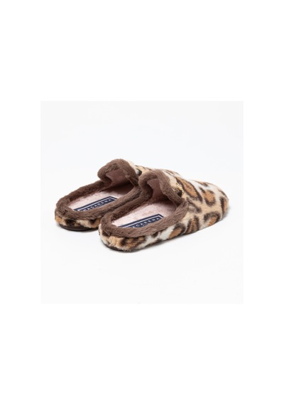 Anaı146 Leopard Camel Terlik/ Panduf Ev Kadın Anaı146-mk Macarena Leopardo Camel Anaı146 Leopard Camel