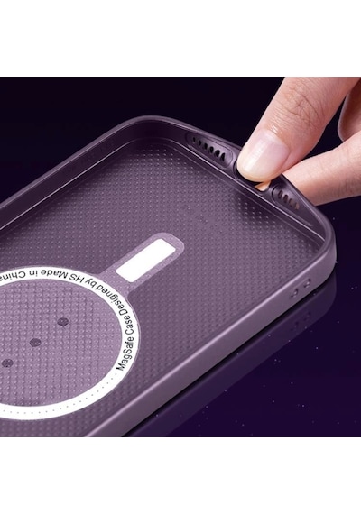 Apple Uyumlu iPhone 15 Pro Magsafe Ag Glass Premium Telefon Kılıfı