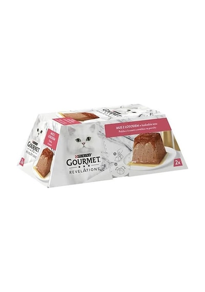 Purina Gourmet Revelations Somon Balıklı Yetişkin Kedi Konservesi 2 x 57 G
