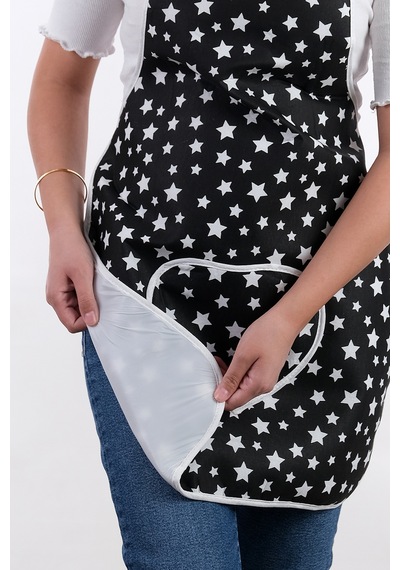 Trendy 3lü Set Sıvı Su Geçirmez Mutfak Önlüğü Isıya Dayanıklı Fırın Eldiveni Ve Tutacak Çeyiz Seti Çizgili Kahve Çok Renkli