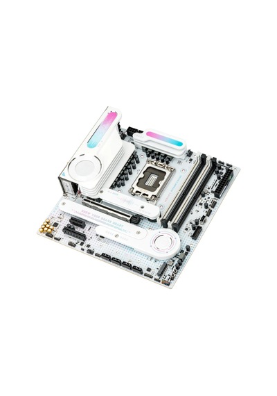 Maxsun Icraft B760m Cross Lga1700 Ddr5 6400 Mhz M.2 Hdmı Wıfı Matx Intel Anakart Beyaz Renk