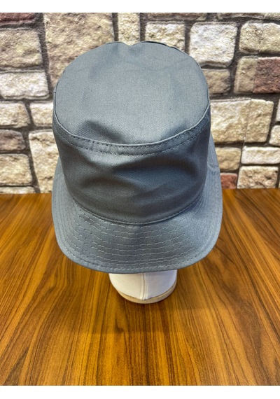 Hamze Bucket Kova Model Gabardin Kumaş Renkli Yazlık Şapka Gri
