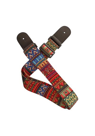 Rj200-c4 Gitar Askısı Deluxe Teal Guitar Strap Deri Başlıklı 2 Katlı