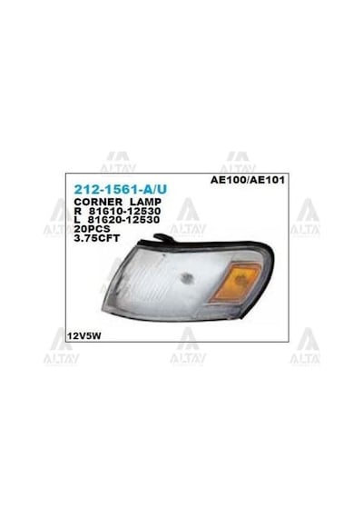 Depo 2121561rae Sinyal Lambası Ön Sağ Sarı Cikintııı Duylu Ampullu Corolla Ae100 93-93 8161012530