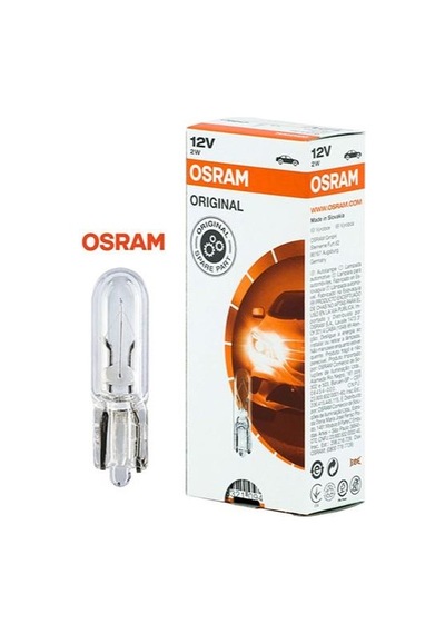 Osram 12v Dipsiz Ampul T5 2w
