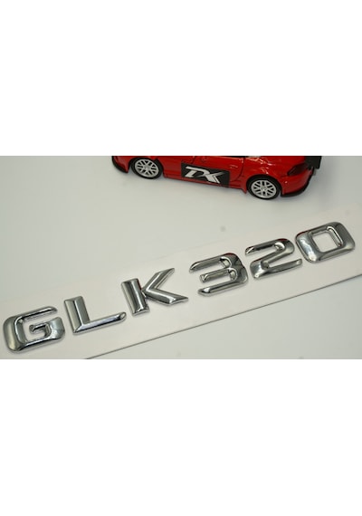 GLK 320 Bagaj Krom Metal 3M 3D Yazı Logo