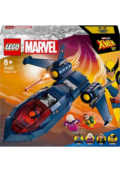 LEGO® Marvel X-Men X-Jet 76281-8+ Yaratıcı Oyuncak Yapım Seti - 359 Parça