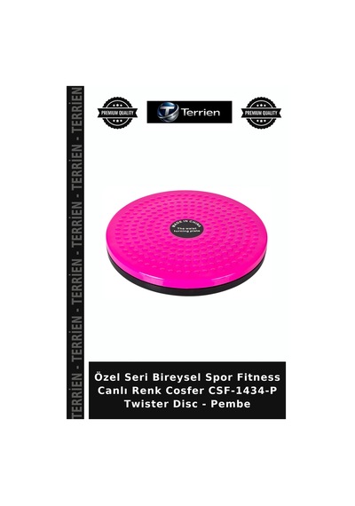 Özel Seri Bireysel Spor Fitness Canlı Renk Cosfer Csf-1434-p Twister Disc - Pembe