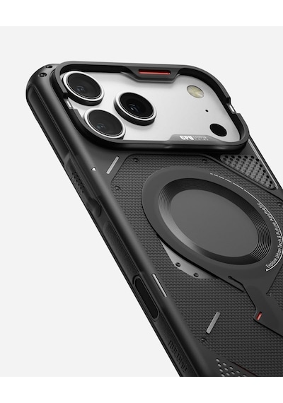 Aulumu Apple İphone 17 Pro Max İle Uyumlu A17 Rugged Outdoor Magsafe Silikon Kılıf