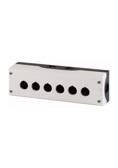 Eaton 216540 Buton Aksesuarı: Buton Kutusu, 6'li, Gri/siyah
