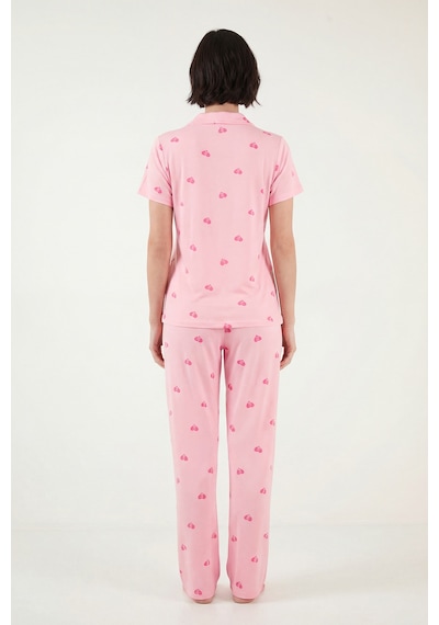 Lela Bayan Pijama Takımı 65750101y Açık Pembe