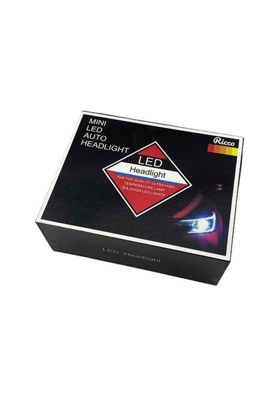 12V-24V H4 Cob Led Xenon Far Ampul Seti 10.000K 8000 Lümen Buz M N11.250