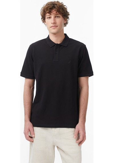 Nautica Erkek Siyah Regular Fit Polo Yaka T-shirtdüzk65002t