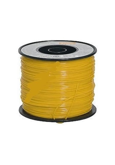 Motorlu Tırpan Misinası 3.3 Mm Kare Bükümlü Rulo 200 Mt (Diken. O