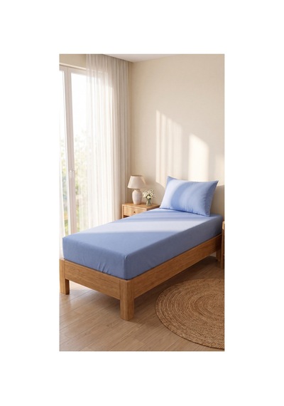 Tek Kişilik Lastikli Çarşaf Takımı 1 Lastikli Çarşaf 100 X 200 1 Yastık Kılıfı 50 X 70 Mavi - 717405300 Mavi Tek Kişilik Lastikli Çarşaf Takımı 1 Lastikli Çarşaf 100 X 200 1 Yastık Kılıfı 50 X 70 Mavi - 717405300 Mavi