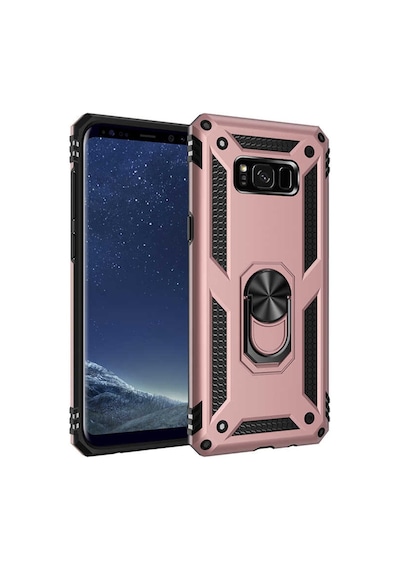 Galaxy S8 Plus Kilif Zore Vega Yüzüklü Standli Zirh Kilif 556703770