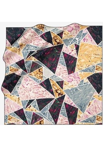 Cacharel Kadın İpek Tivil Eşarp / 90x90 / 8046313-922