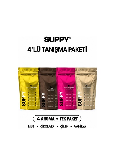 Suppy Proteinli Öğün Tozu Tanışma Paketi 4 X 600 G Karışık