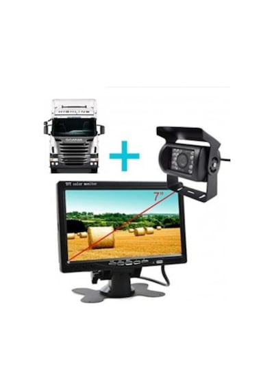 Navigold 7 Inç Ekran + Metal Ledli Park Kamerası Seti