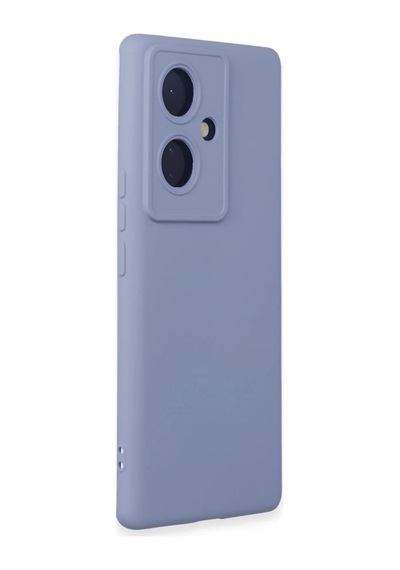 Vivo V29 Lite Uyumlu Kılıf Nano İçi Kadife Silikon - Lila