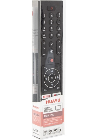 Huayu Kl Vestel Uyumlu Rm-l1772 Netflıx-youtube-prıme Vıdeo Tuşlu Unıversal Lcd Led Tv Kumanda 70131 17773