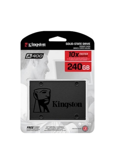 KINGSTON 240GB A400 SA400S37/240G 500- 350MB  s SSD SATA-3 Disk