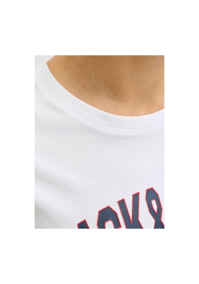 Jack & Jones Jjelogo Tee Ss O-neck 2 Col Ss26 Sn Beyaz Erkek T-shirt 12288016 Bright White