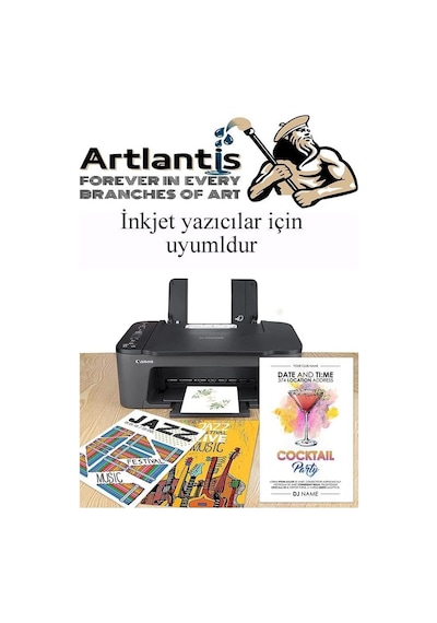 A4 Sertifika Kağıdı Kalın 50 Adet Gramajlı Fotokopi Kağıdı 300 Gr Tüm Yazıcılara Uyumlu 21x29.7 Cm Kalın Bas Genel