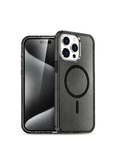 Newface Apple İphone 15 Pro Kılıf Star Magsafe Kapak - Siyah
