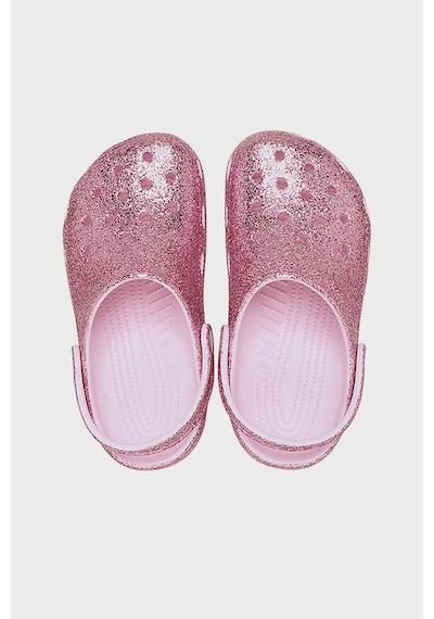 Crocs Classic Chunky Glitter Clog T Simli Terlik Kız Çocuk Terlik 211940-6zw Pembe