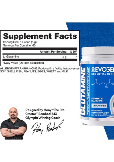 Evogen Nutrition Glutamine 300 G