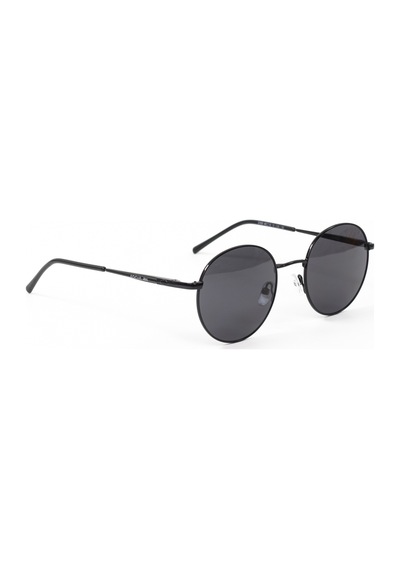 Unisex Siyah Metal Güneş Gözlüğü