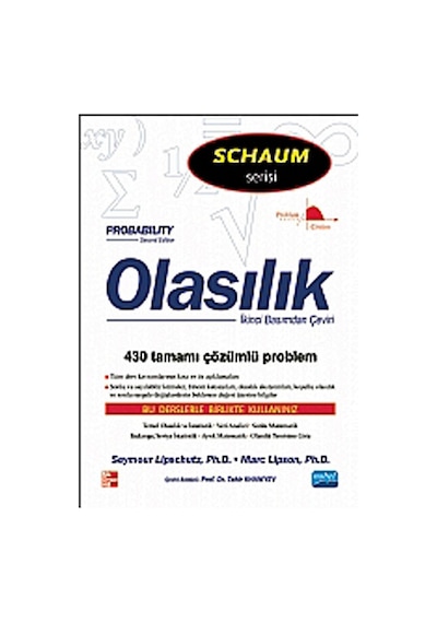 Olasılık - Probability / Schaum Serisi Seymour Lipschutz. Marc