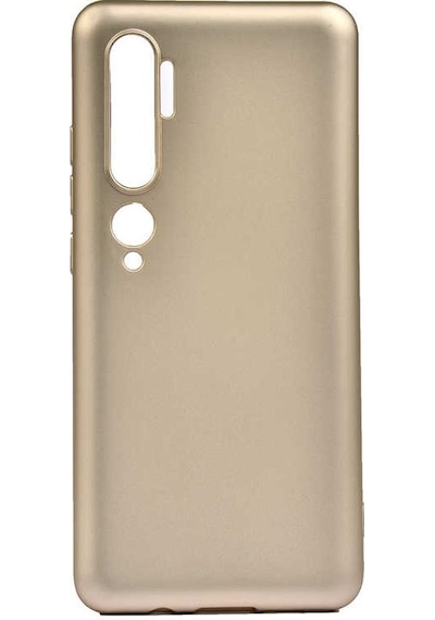 Xiaomi Mi Note 10 Kılıf Zore Premier Silikon Kılıf - Gold