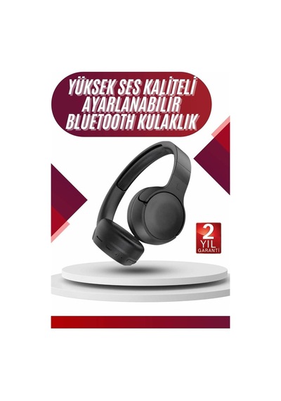 Yeni - 285 - Nesil Kulak Üstü Bluetooth Kulaklık Type-c Girişli Yüksek - Csmo-tex - Ses Kaliteli