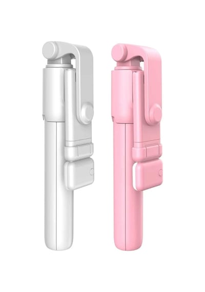 Bluetooth Lu Led Işıklı Selfie Çubuğu Uzaktan Kumandalı Yatay Ve Dikey Kullanabilme Özçekim Tripod