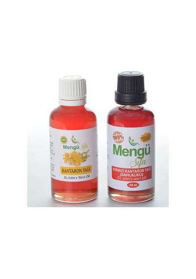 Mengü Şifa Sarı Kantaron Yağı 50 ML + Kırmızı Kantaron Yağı 50 ML