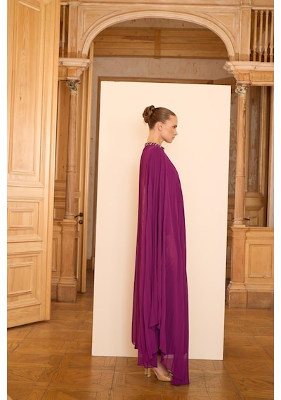 Senna Rosalın Dress Mürdüm Mürdüm