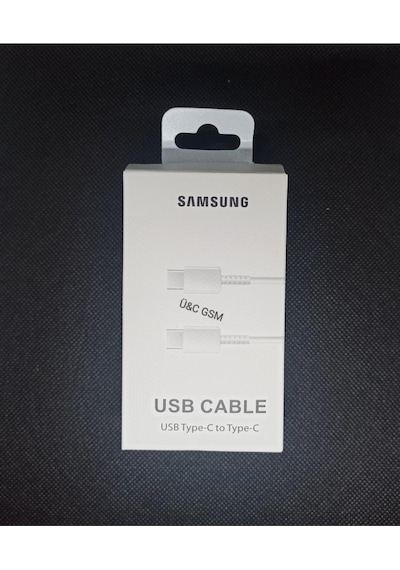 Samsung Uyumlu 25w Ve 45w Destekli Hızlı Type-c Şarj Kablosu 5amper Beyaz